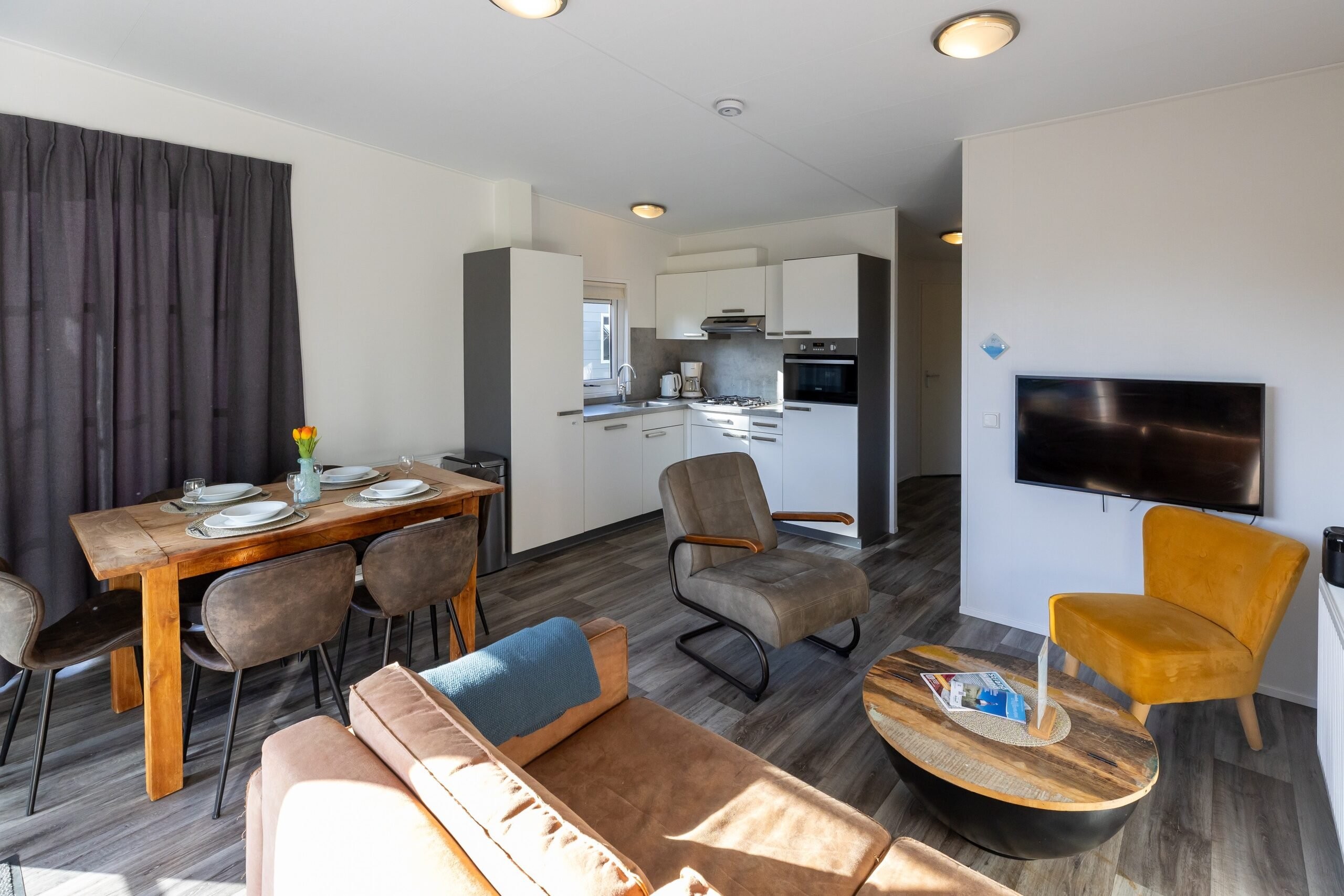 Beach lodge woonkamer