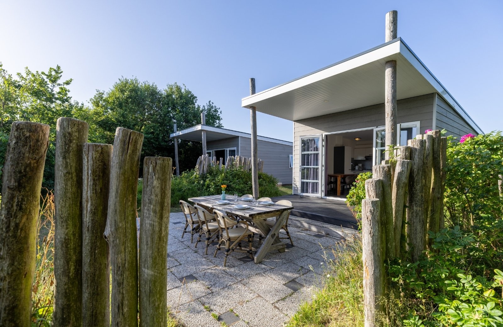 Strandhaus holland im herbst