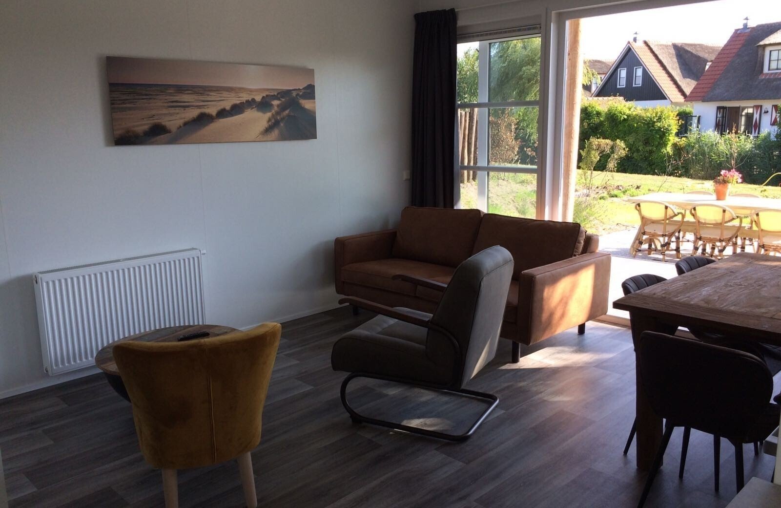 Woonkamer 2 beachlodge camping tempelhof